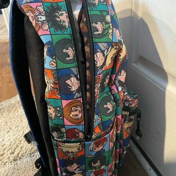 My Hero Academia Colorful Anime Character Backpack Japanese Manga - Picture 3 of 3